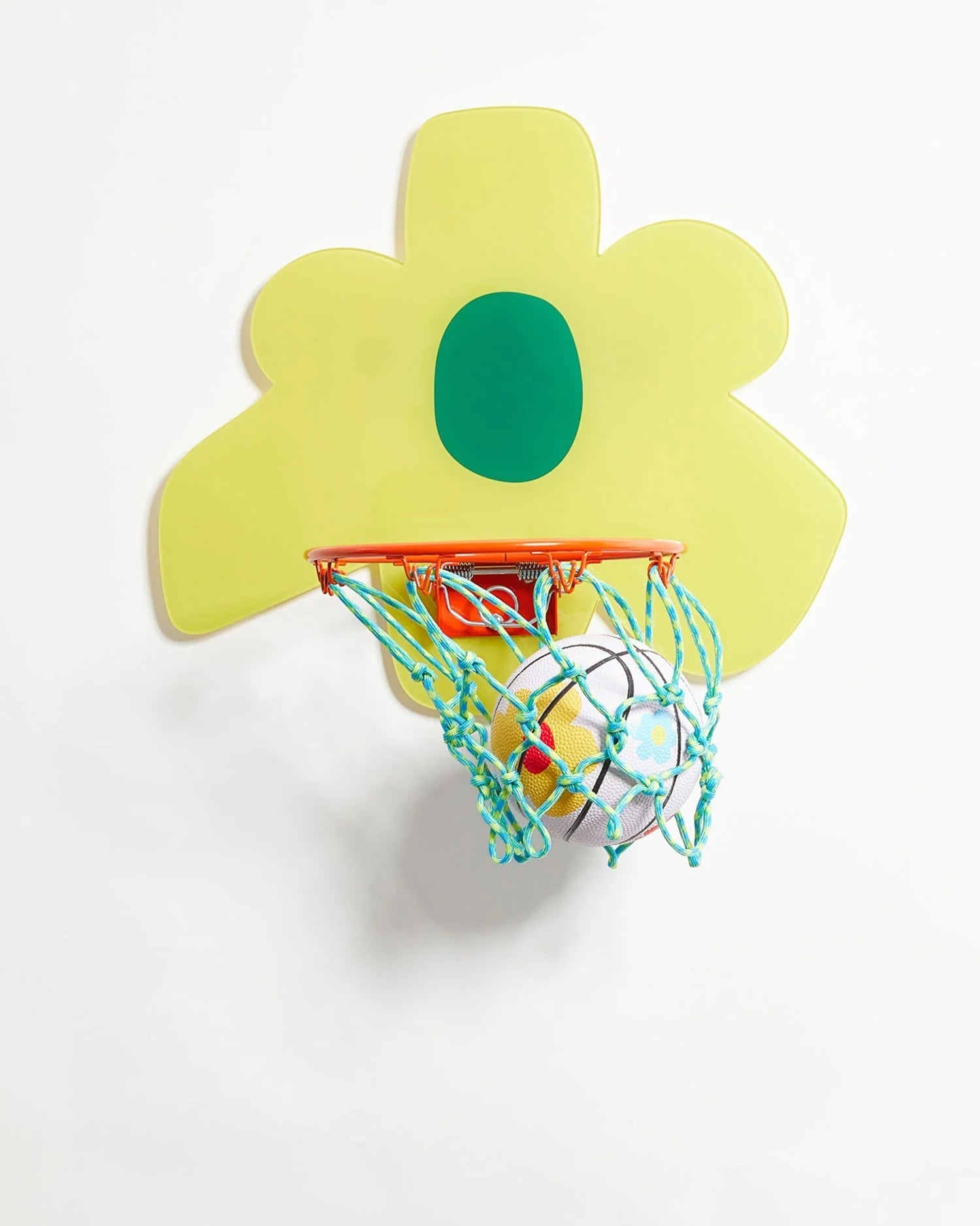 A photo of Flower mini basketball hoop