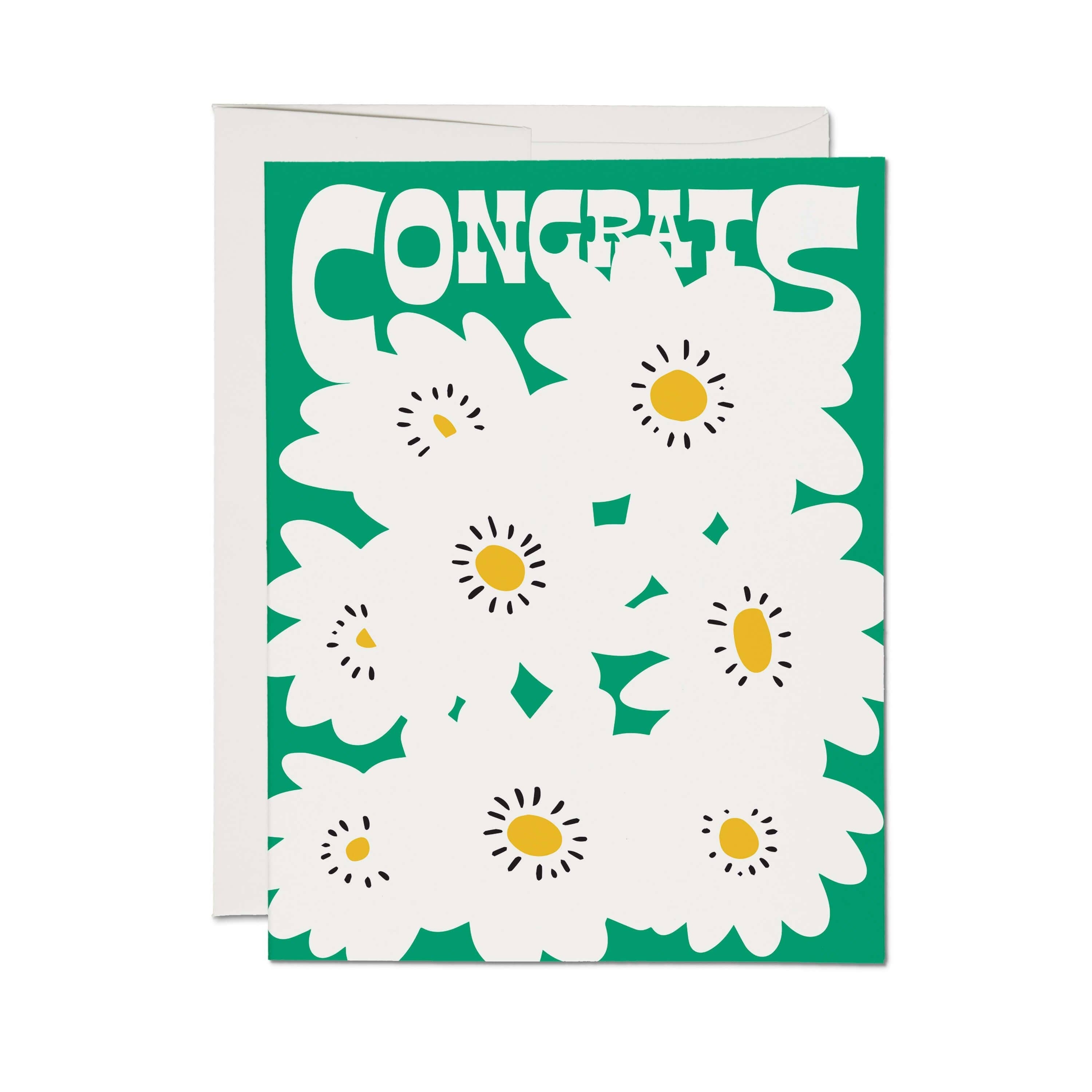 A photo of Congrats Poppies greeting card