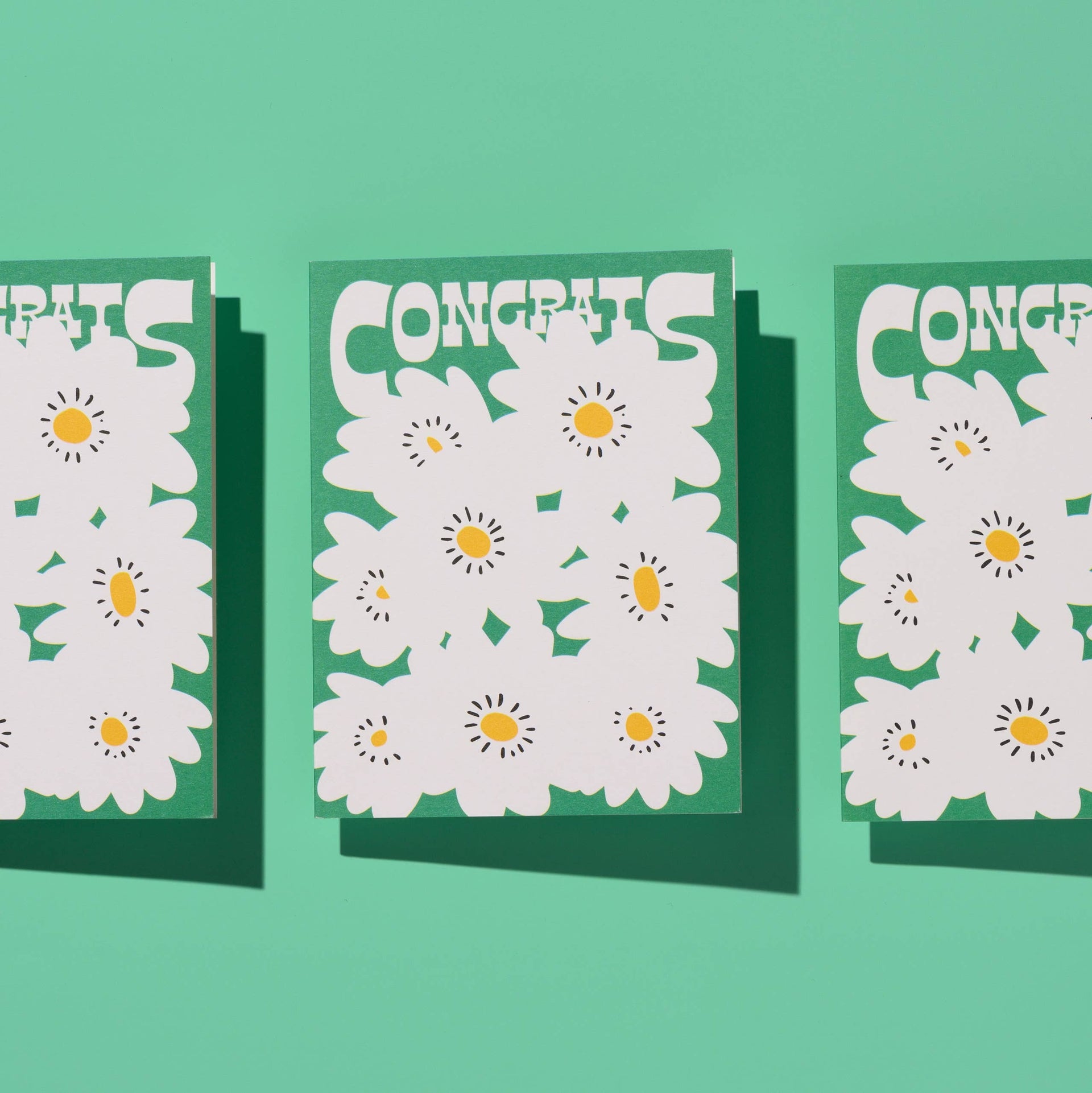 A photo of Congrats Poppies greeting card