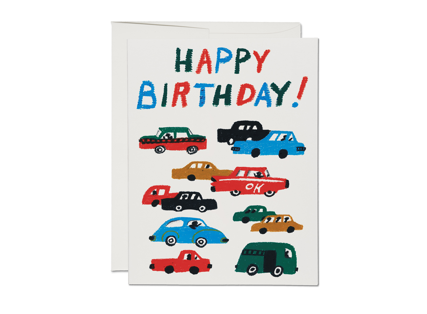 A photo of Birthday Traffic birthday greeting card