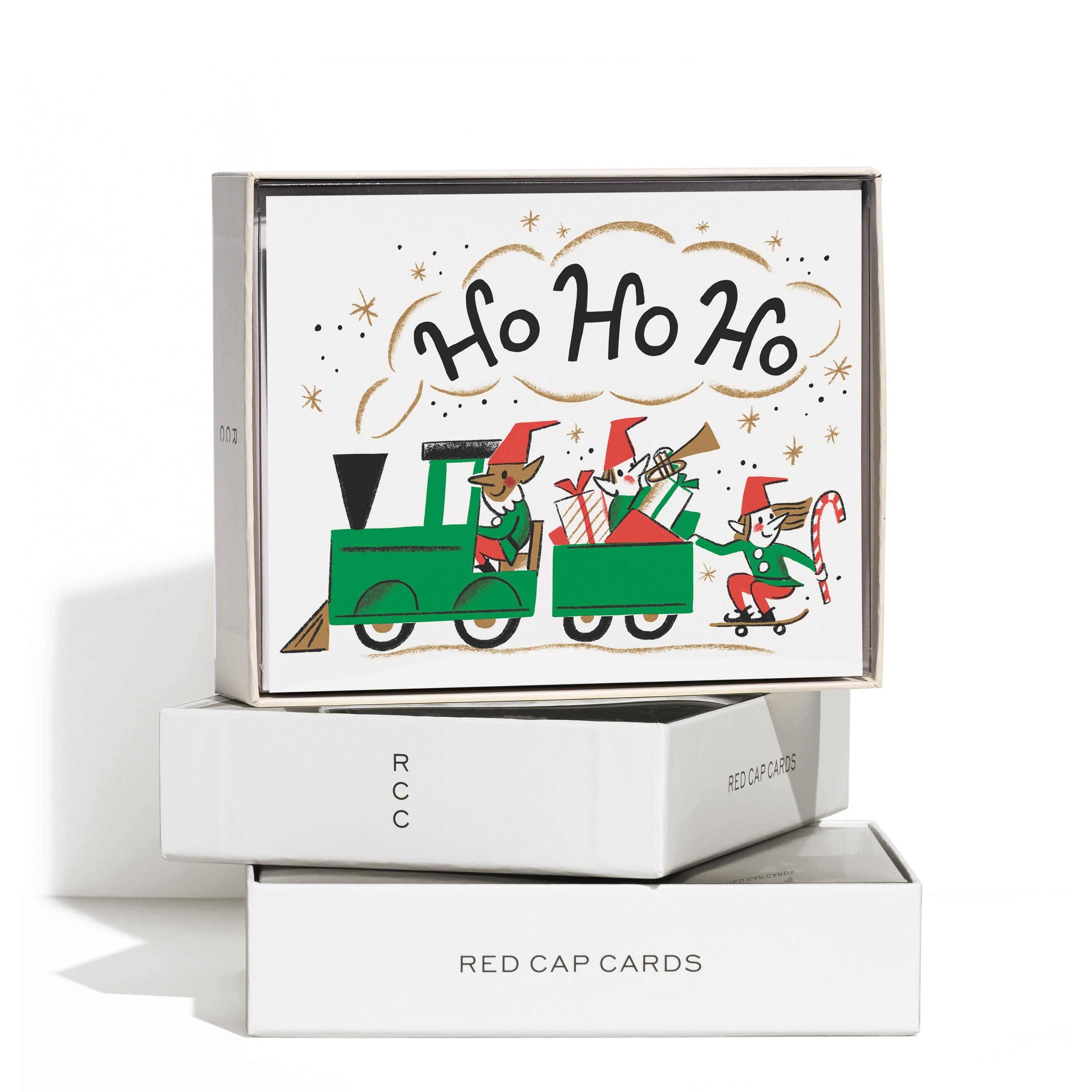 A photo of Elf Train holiday greeting card