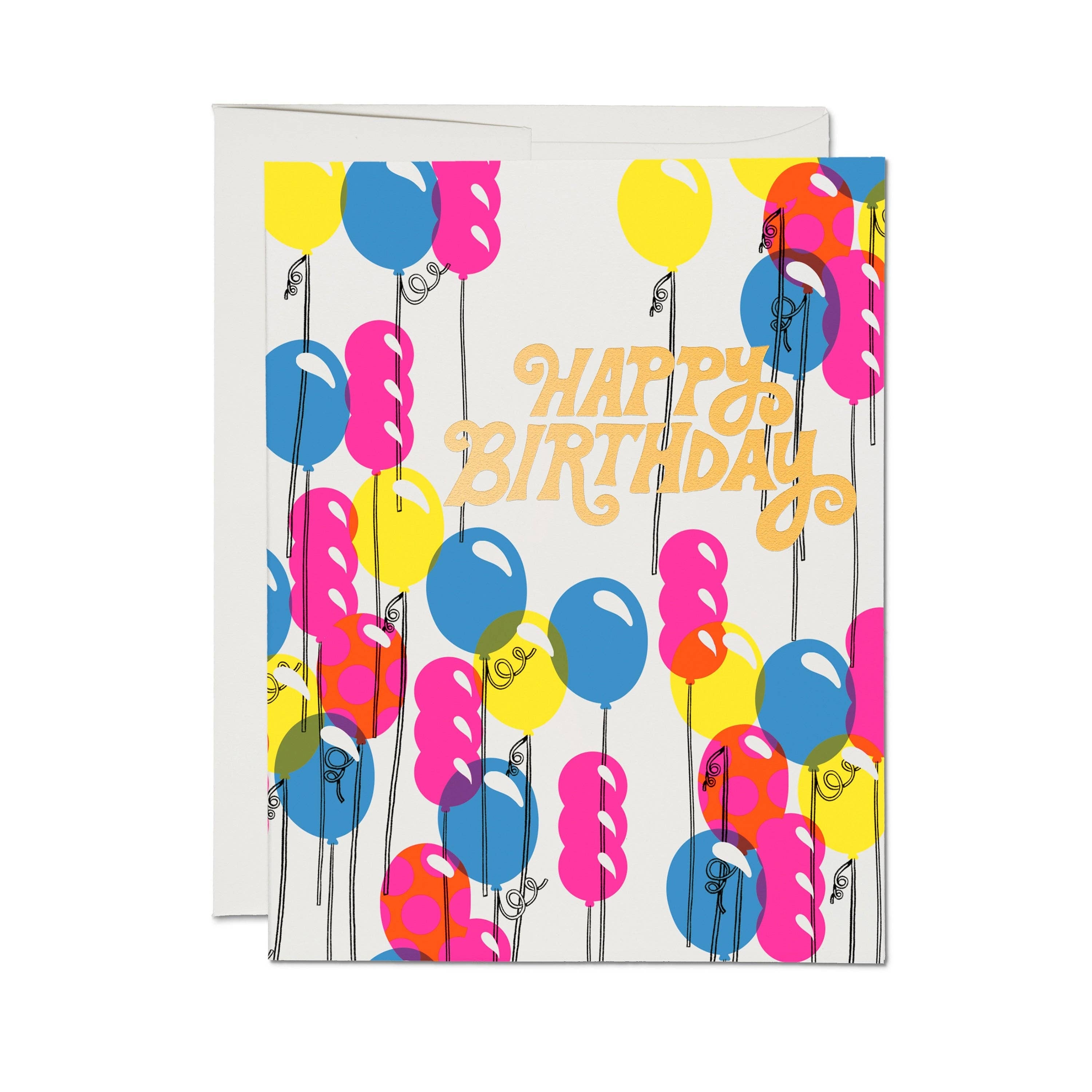 A photo of Balloons greeting card
