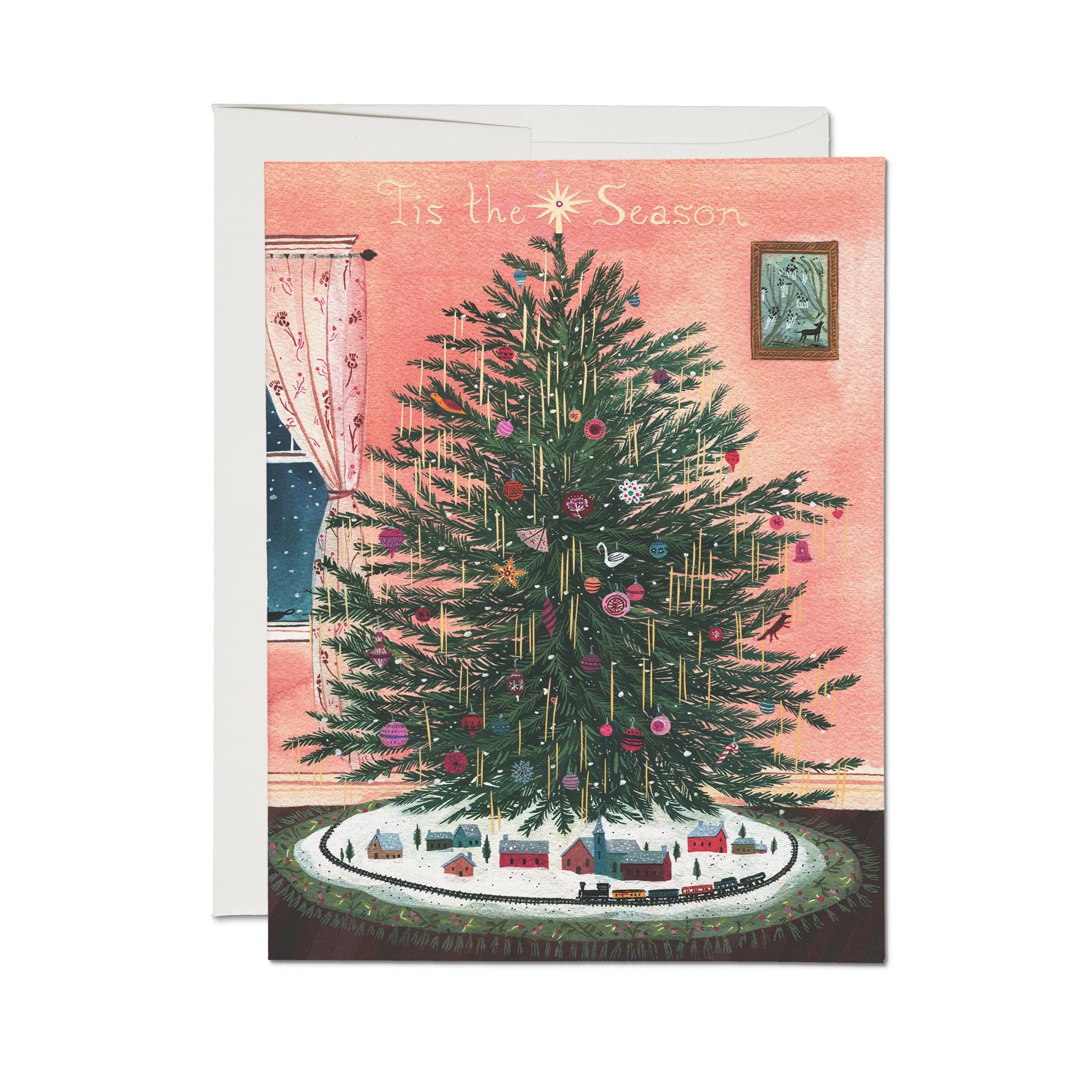 A photo of Tinsel Tree holiday greeting card