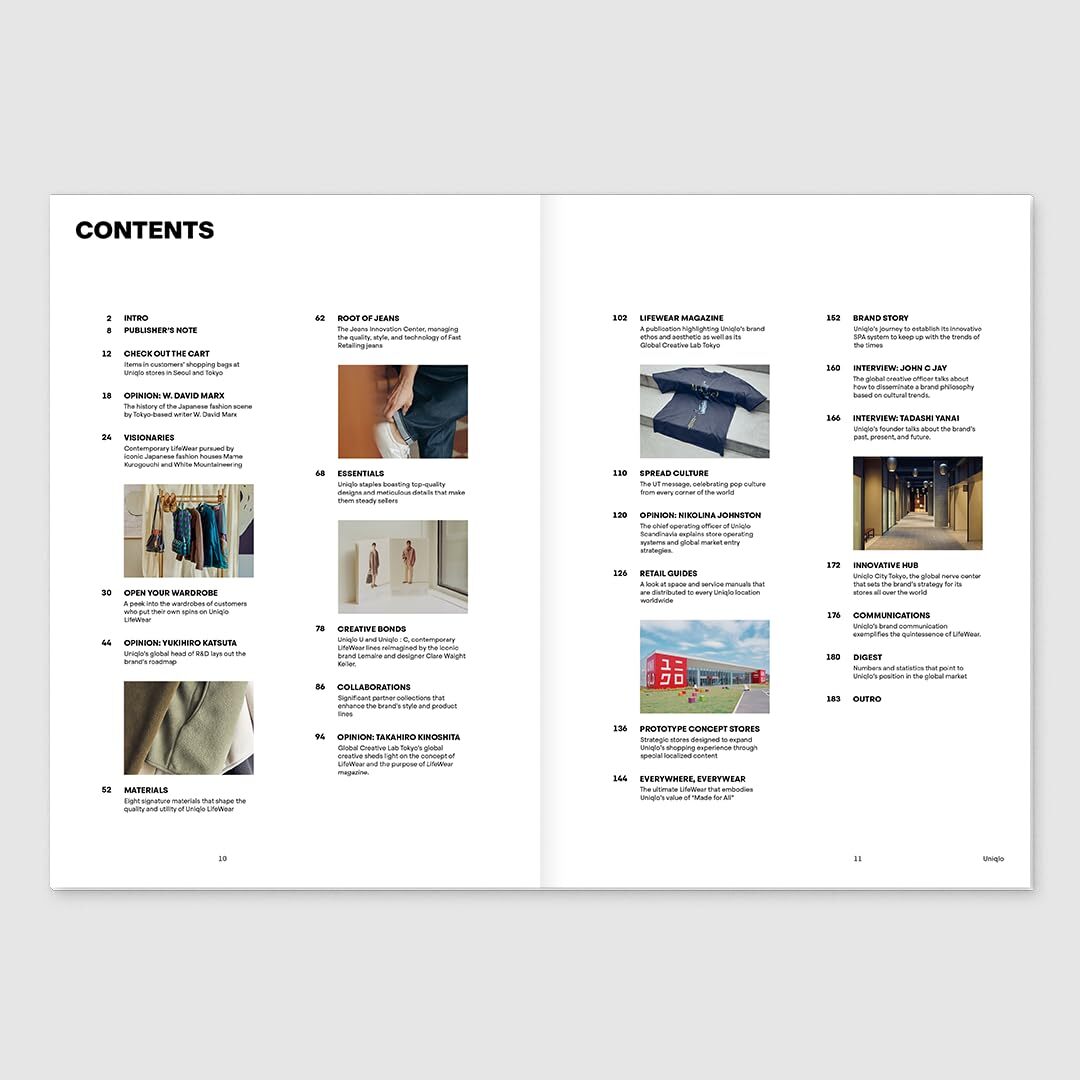 A photo of Magazine B: Uniqlo