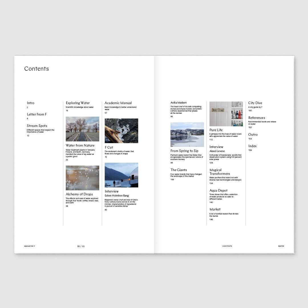 A photo of Magazine F: Water