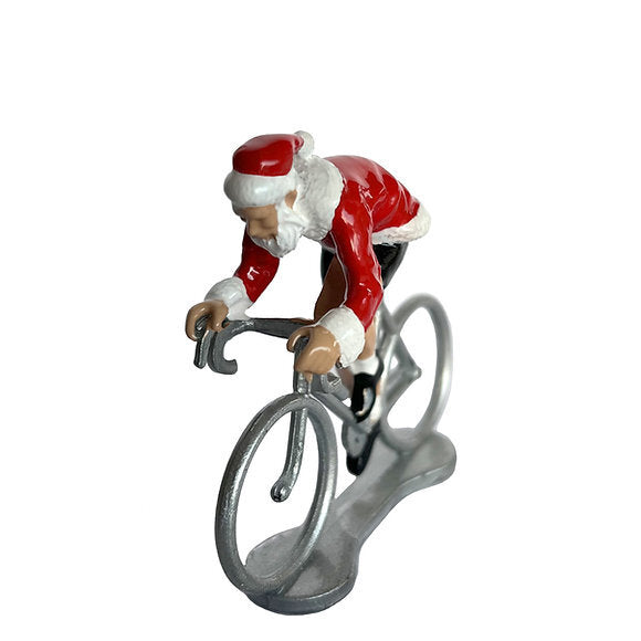 Santa Claus cyclist figurine