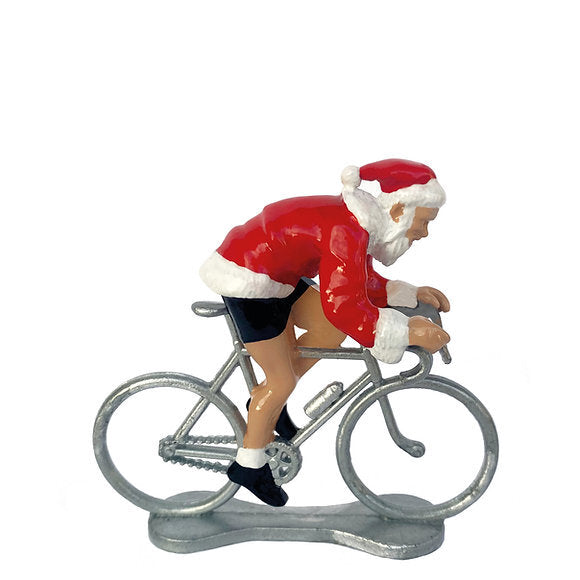 Santa Claus cyclist figurine