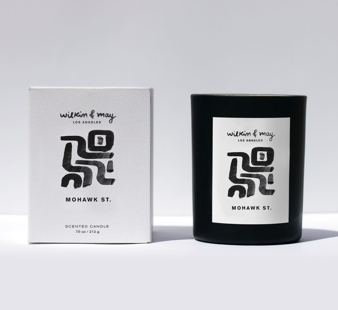 A photo of Mohawk St. candle