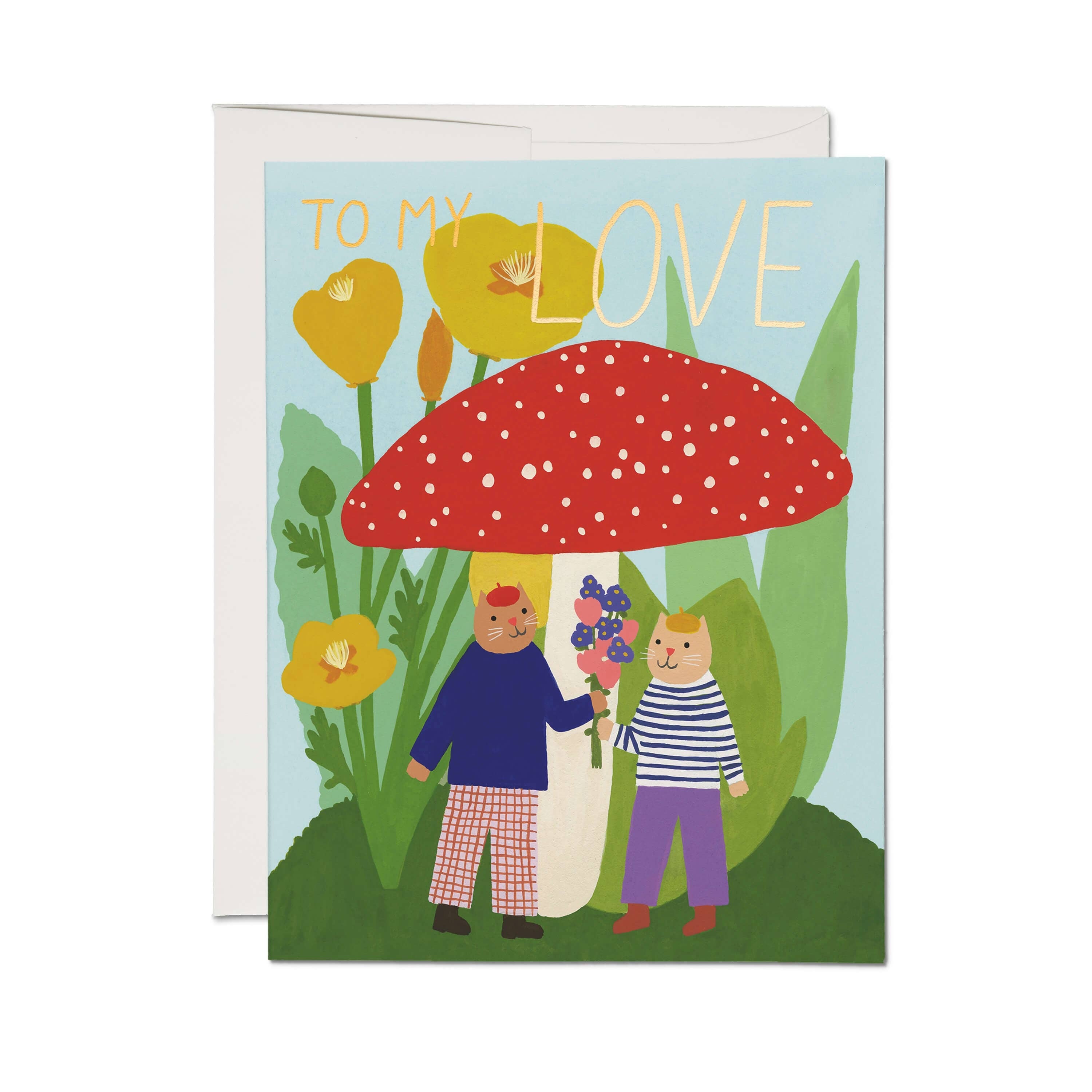 A photo of My Love greeting card