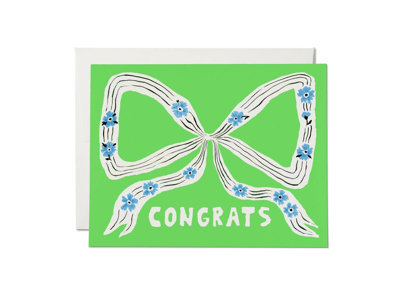 A photo of Perfect Bow Congrats greeting card