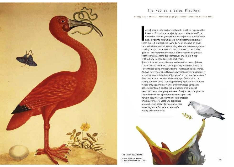 A photo of 100 Ways to Draw a Bird and Make a Living from Illustration