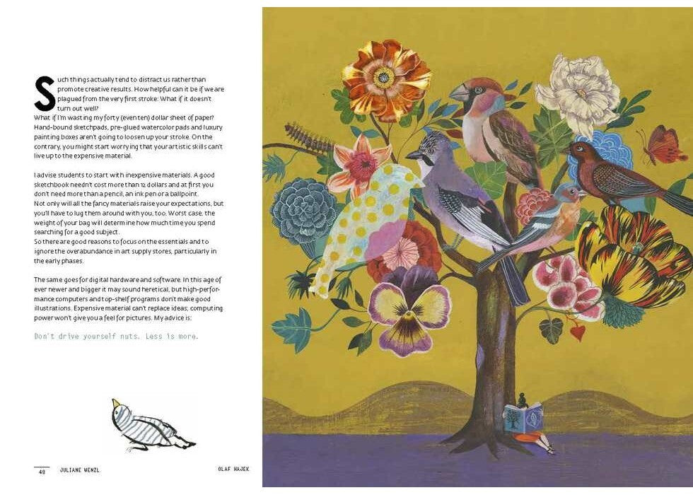 A photo of 100 Ways to Draw a Bird and Make a Living from Illustration