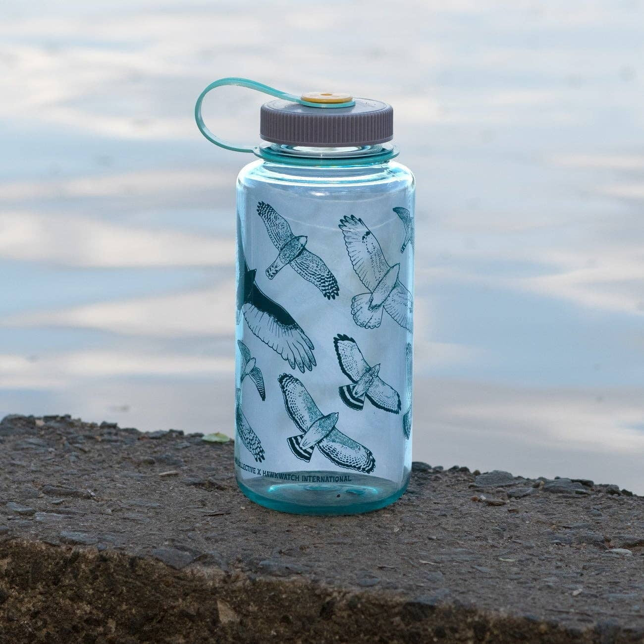 A photo of Hawks in Flight nalgene water bottle