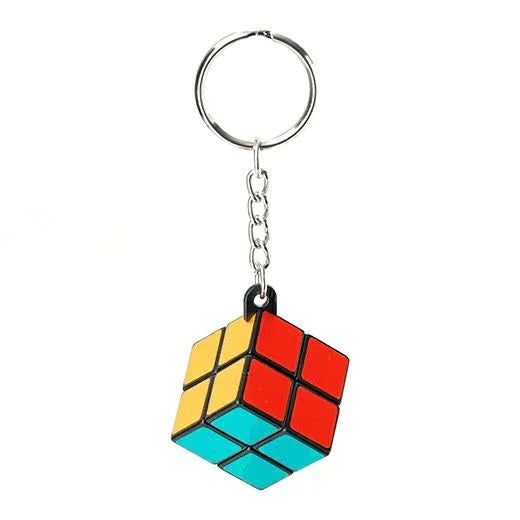 A photo of Reflector Magic Cube Key Chain