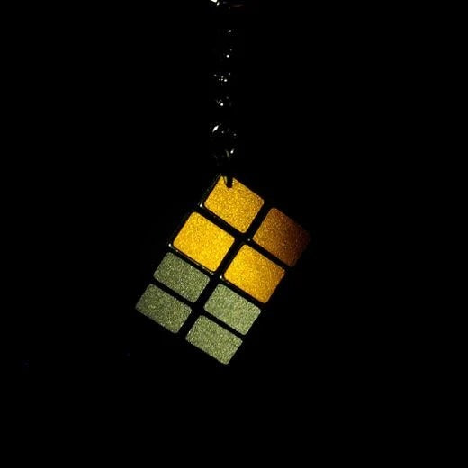 A photo of Reflector Magic Cube Key Chain