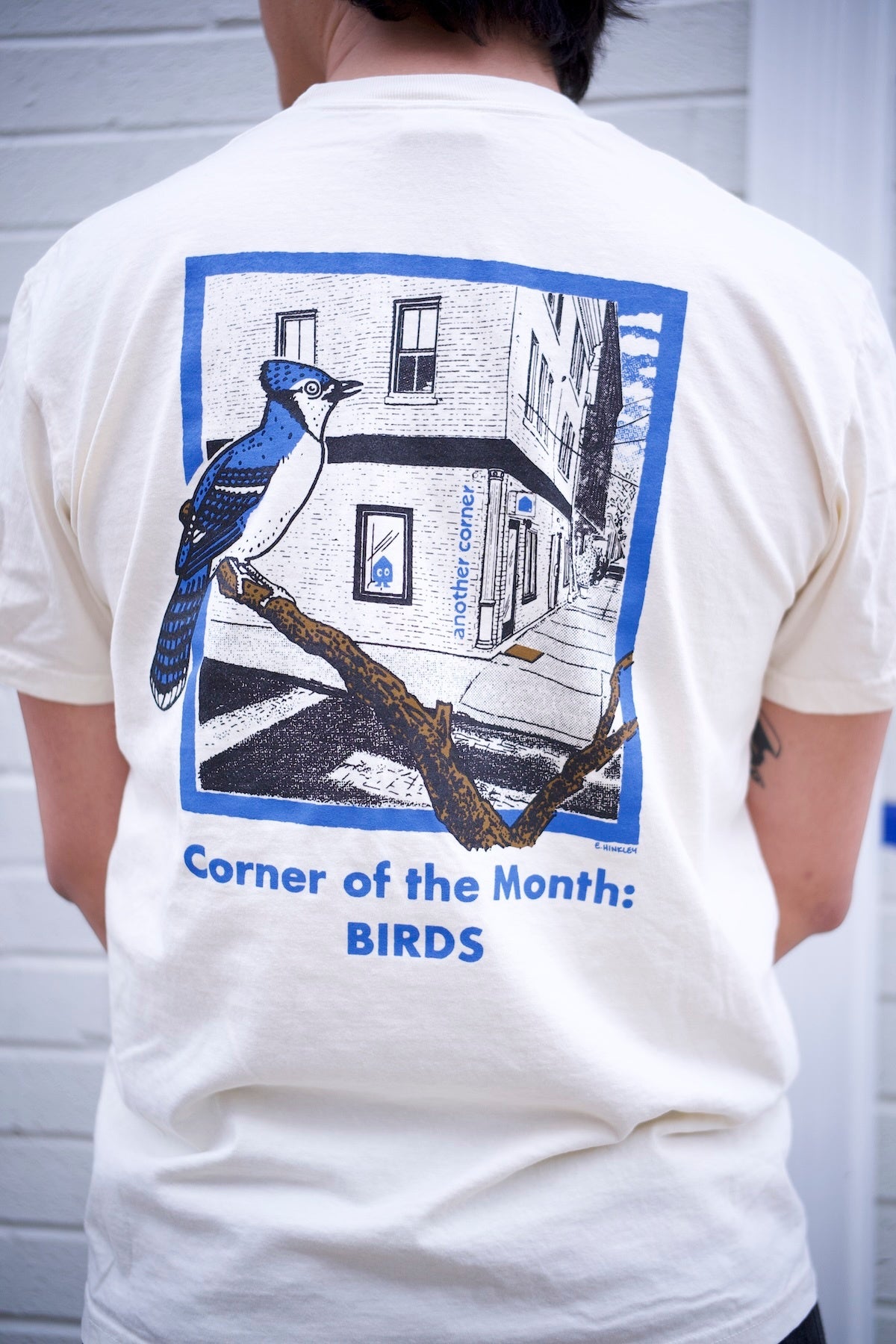 A photo of Corner of the Month: Birds shirt