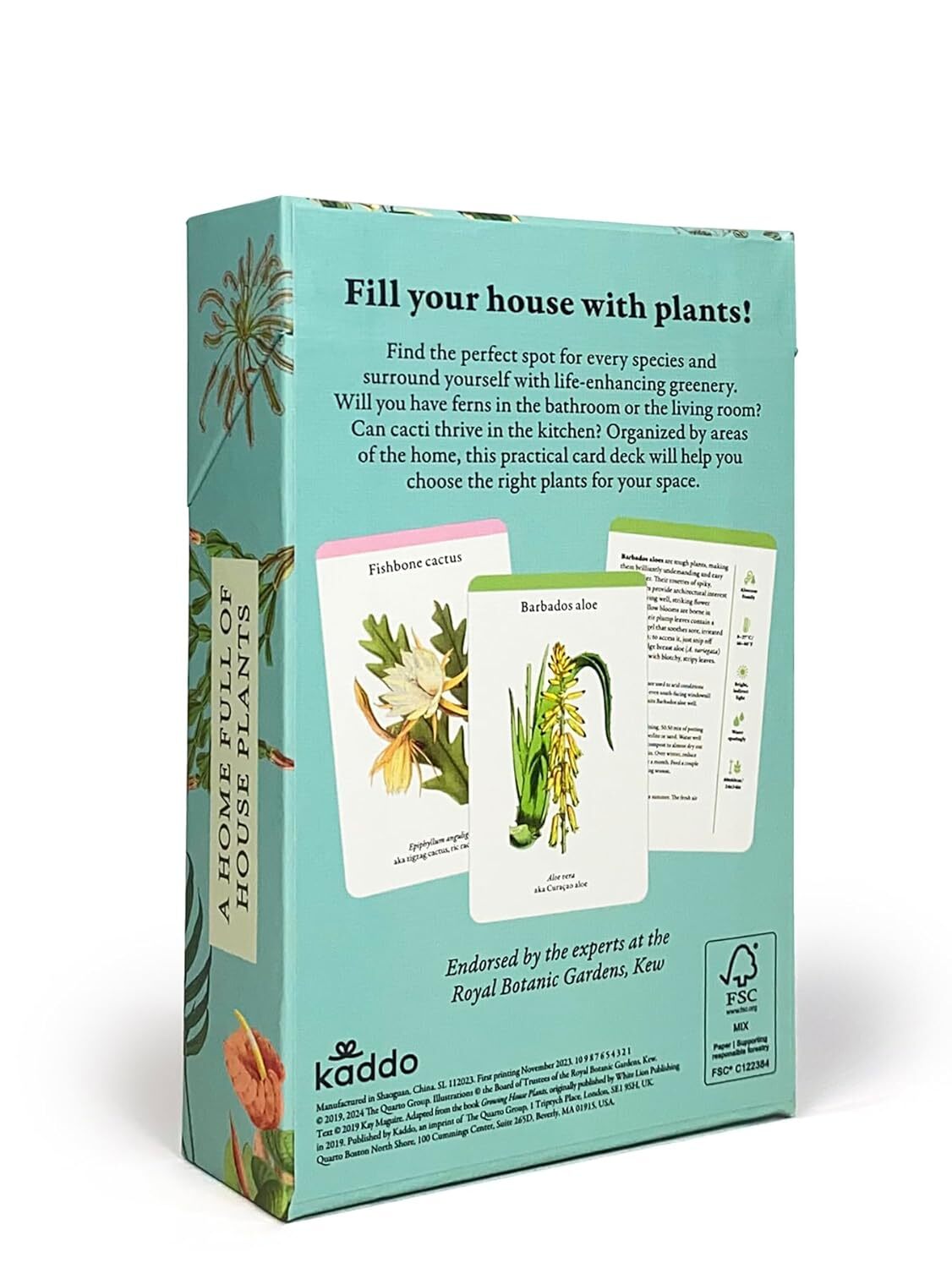 A photo of A Home Full of House Plants: A practical card deck