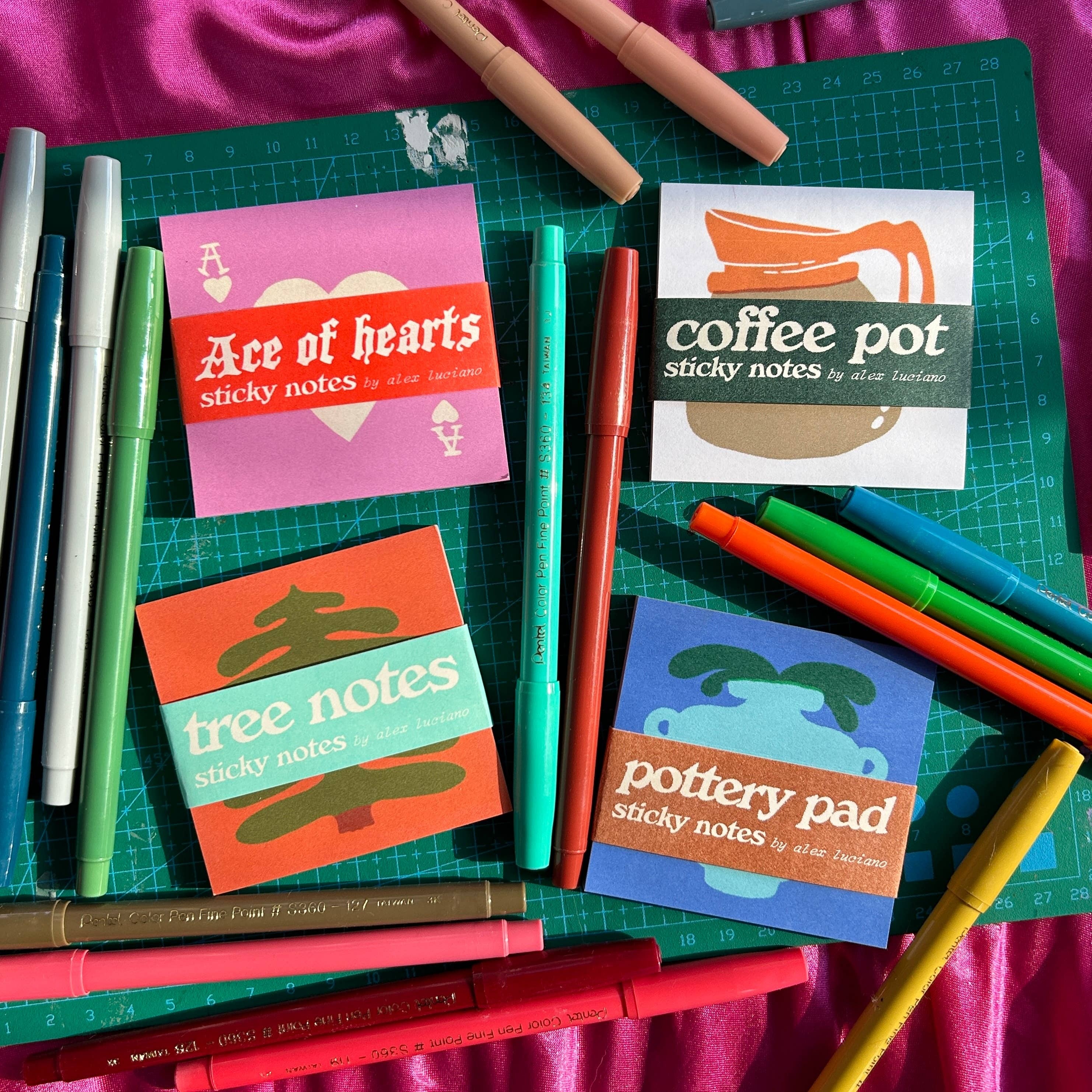 A photo of Great Big Pine Tree Sticky notepad