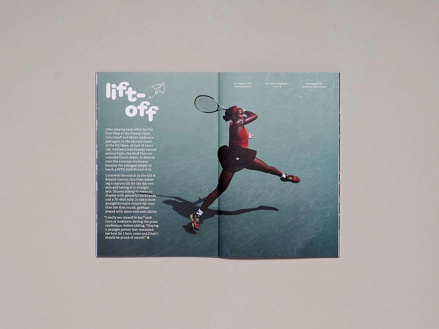 A photo of Tennis In Photographs, Coco Gauff