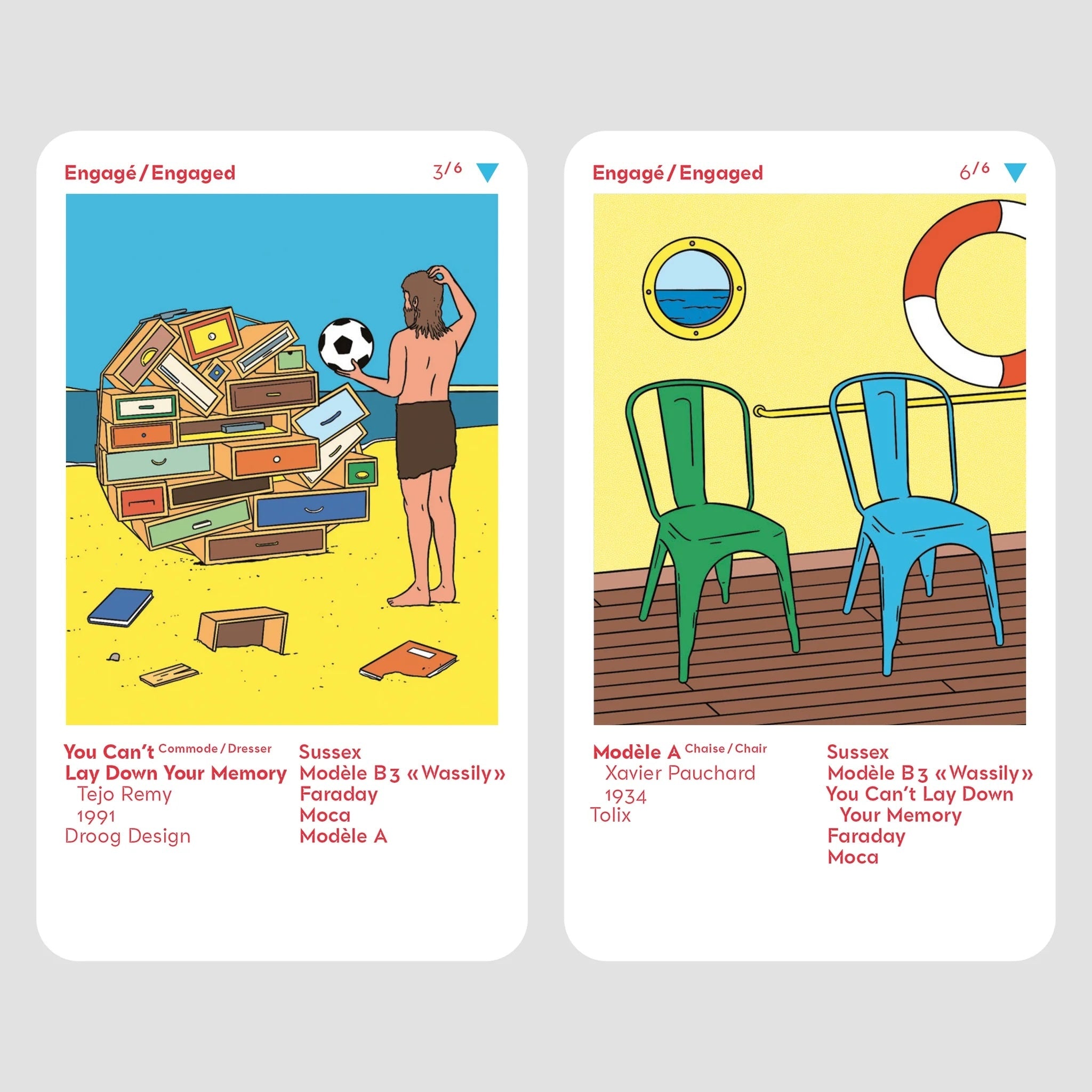 A photo of Happy Design Families card game