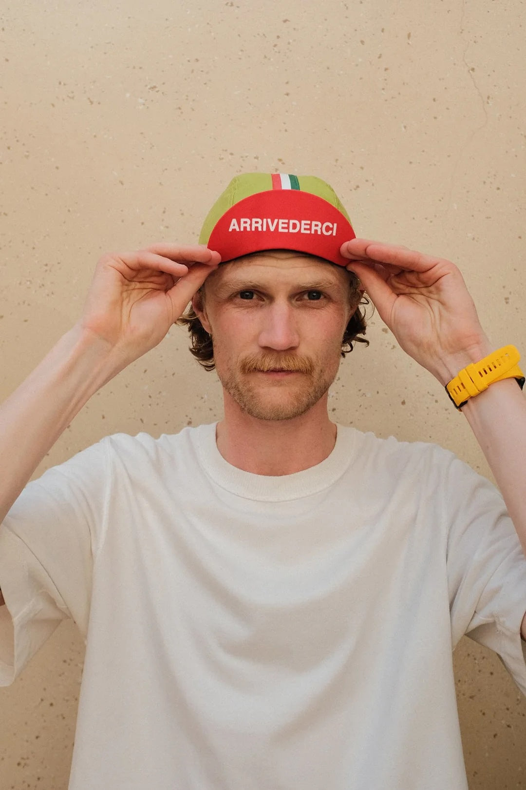 A photo of Tour of Italy cycling cap