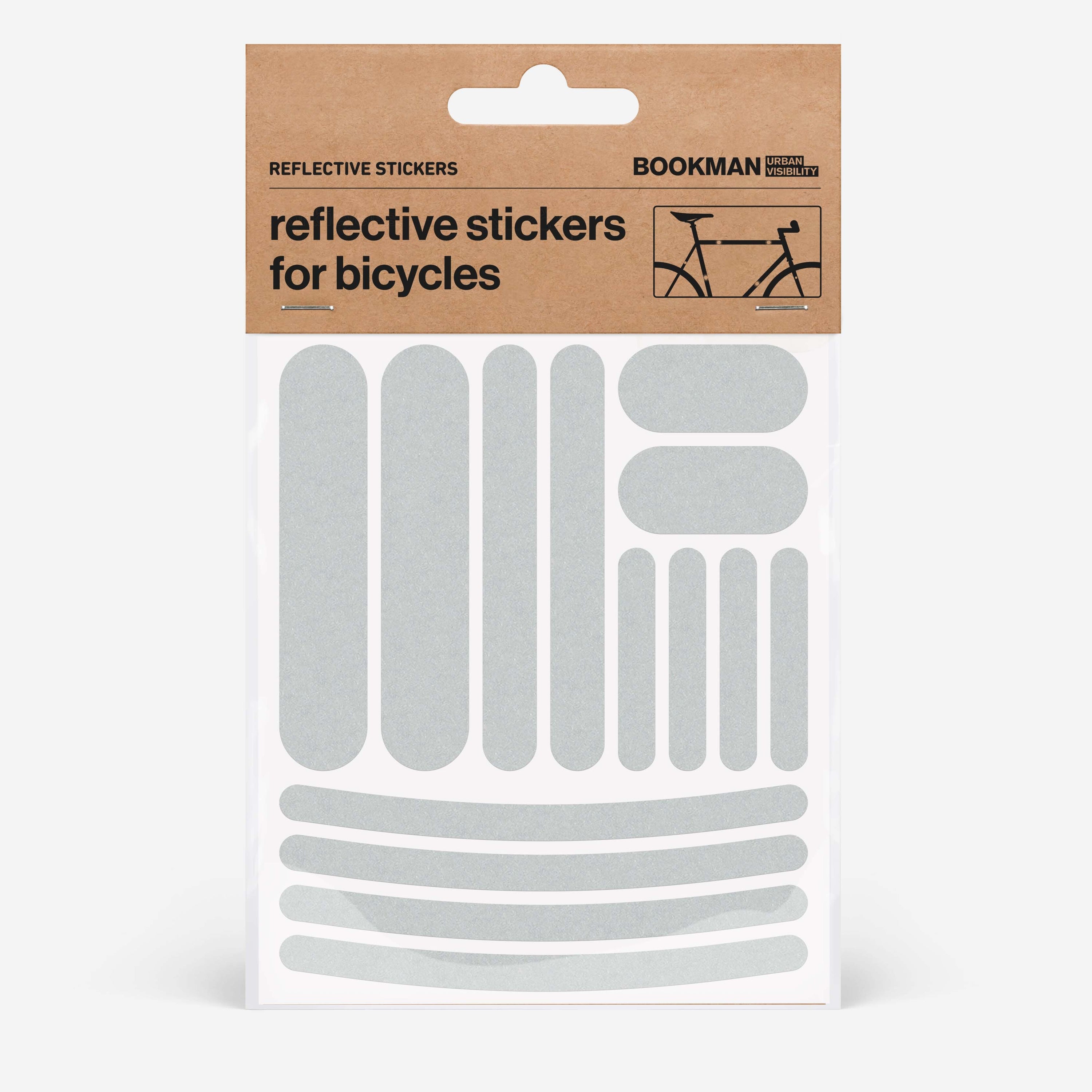 A photo of Reflective sticker strips White