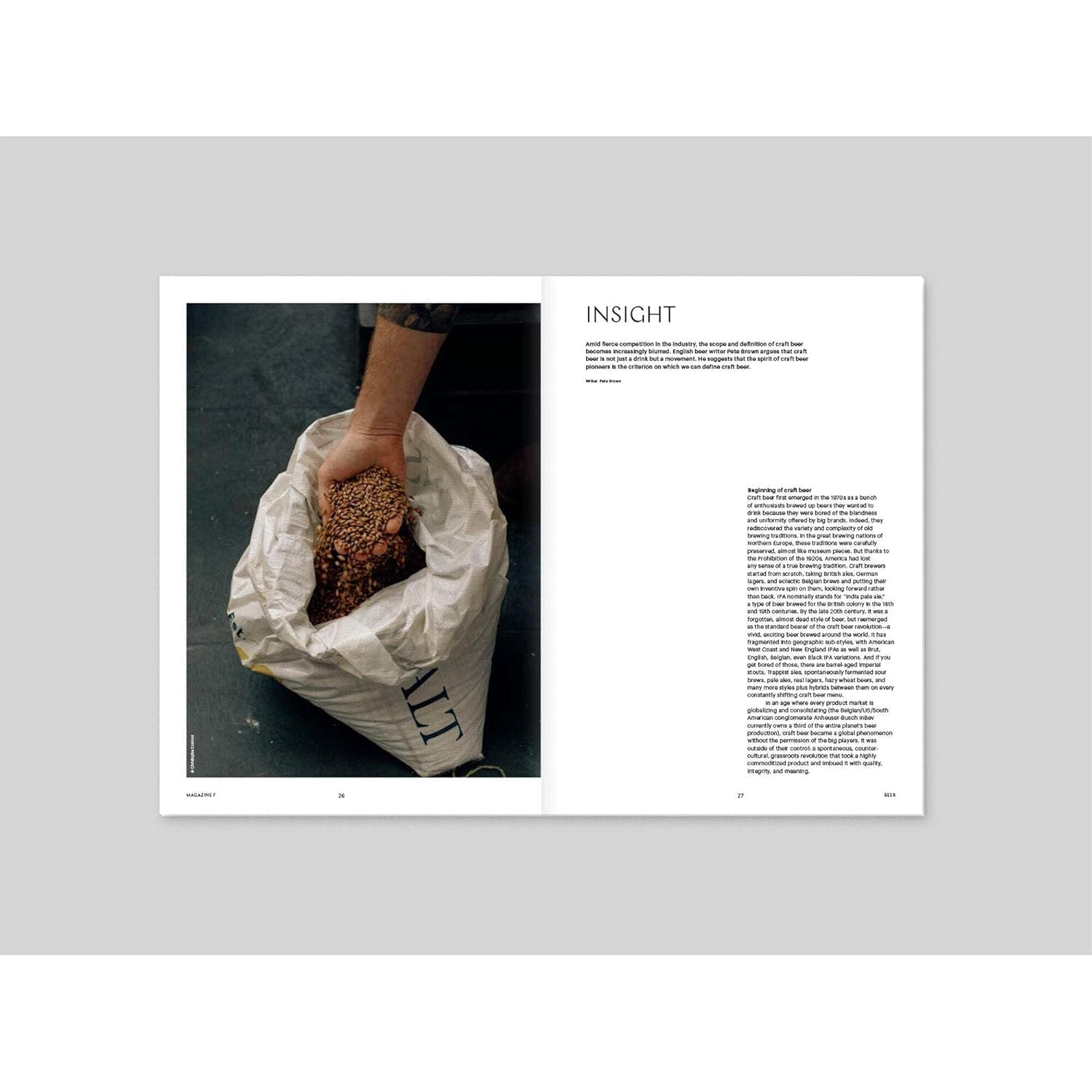 A photo of Magazine F: Beer
