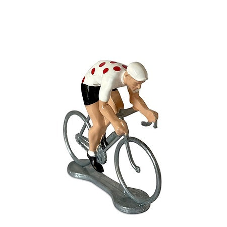 Red dots Cyclist Figurine