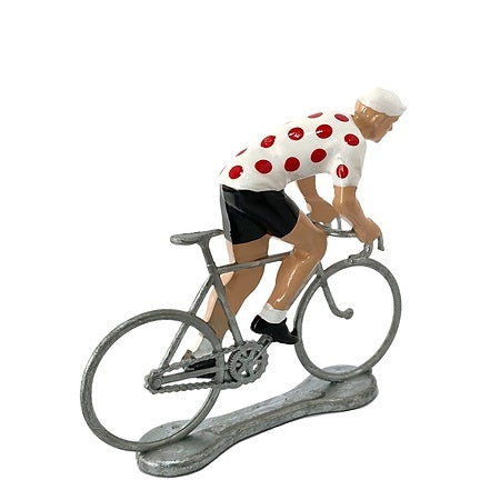 Red dots Cyclist Figurine