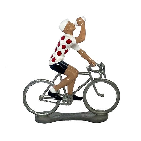 Red dots Cyclist Figurine
