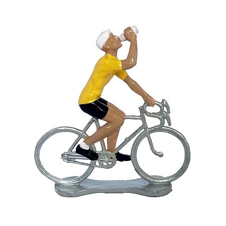 Yellow Cyclist Figurine