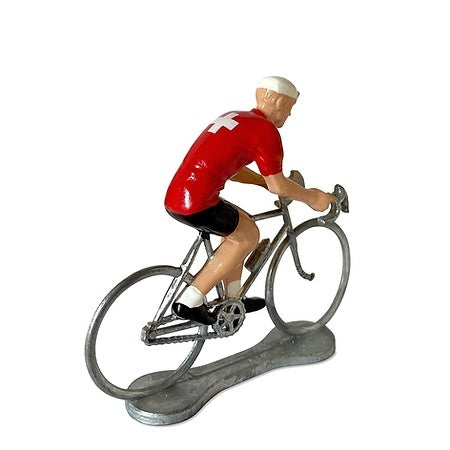 Switzerland Cyclist Figurine