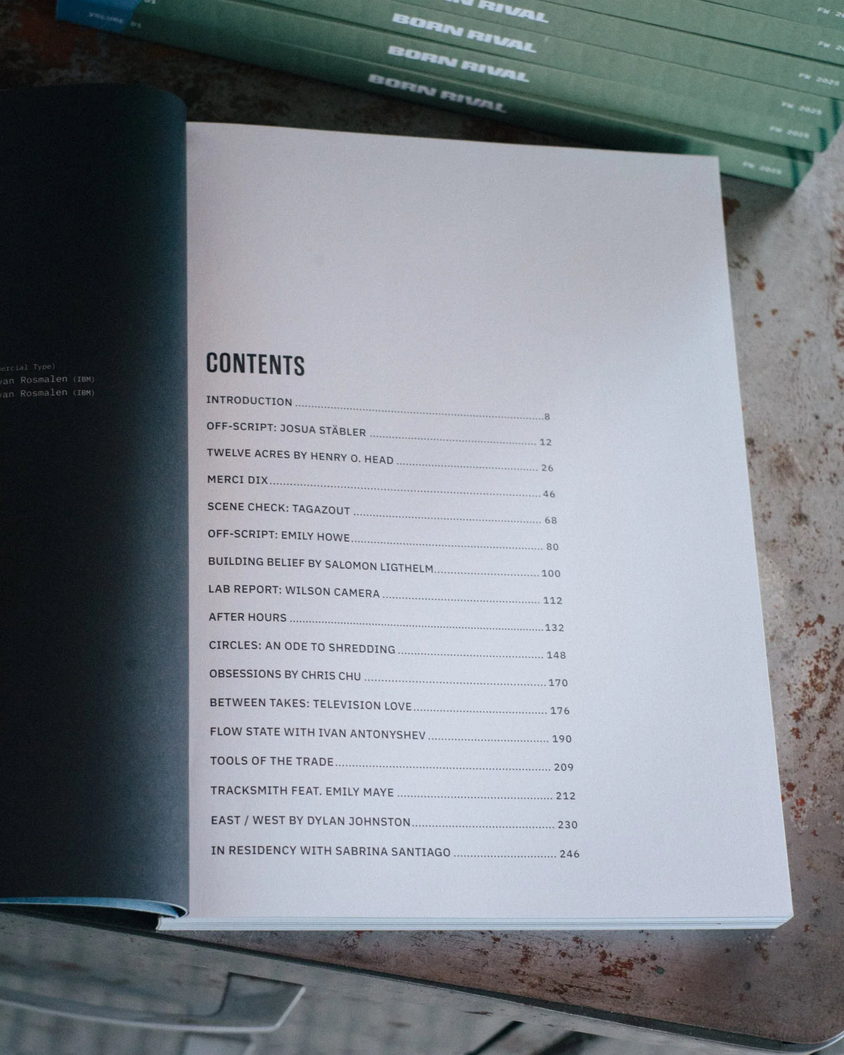 Born Rival Magazine - Volume 01 — detail